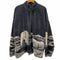 EZZE WEAR 90s カナダ製 アニマル柄 フルジップ ボンバーフリース メンズ import:XL