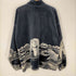 EZZE WEAR 90s カナダ製 アニマル柄 フルジップ ボンバーフリース メンズ import:XL