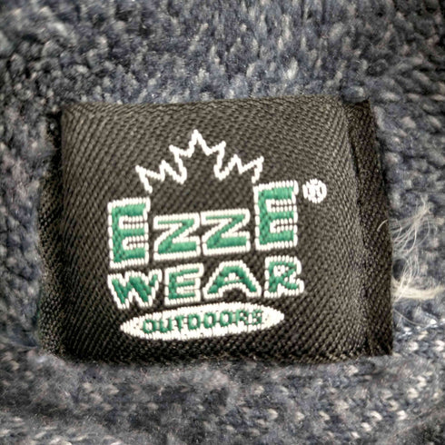 EZZE WEAR 90s カナダ製 アニマル柄 フルジップ ボンバーフリース メンズ import:XL