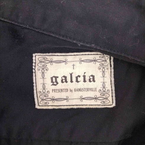ガルシア GALCIA 刺繍加工 比翼L/Sシャツ メンズ JPN:M