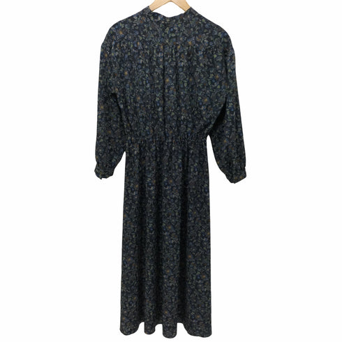 ユナイテッドアローズグリーンレーベルリラクシング UNITED ARROWS green label relaxing CFC フラワー プリント ヨーク ギャザー ワンピース レディース
