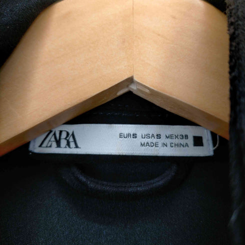 ザラ ZARA ウルトラスウェードボタンレスコート レディース JPN:S