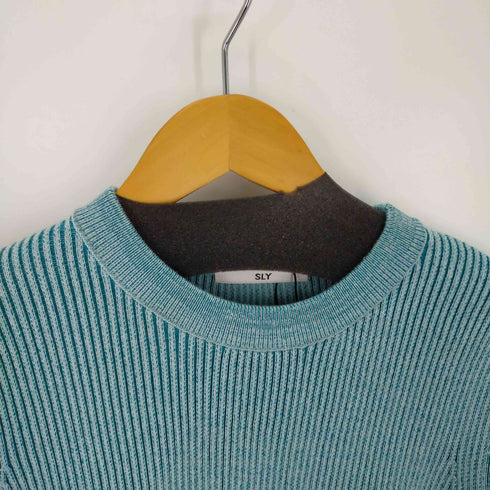 スライ SLY BI-COLOR RIB ショートワンピース レディース ONE SIZE