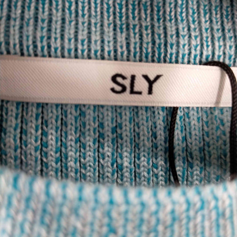 スライ SLY BI-COLOR RIB ショートワンピース レディース ONE SIZE