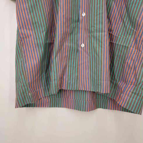 ポールスミスロンドン Paul Smith LONDON ボックスシルエット マルチカラーストライプシャツ メンズ JPN:L