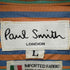 ポールスミスロンドン Paul Smith LONDON ボックスシルエット マルチカラーストライプシャツ メンズ JPN:L
