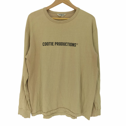 クーティー COOTIE LOGO PRINT L/S TEE ロゴ プリント ロングスリーブ Tシャツ メンズ JPN:XL