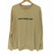 クーティー COOTIE LOGO PRINT L/S TEE ロゴ プリント ロングスリーブ Tシャツ メンズ JPN:XL