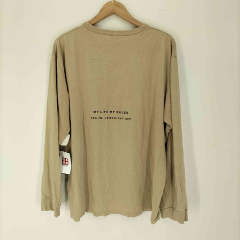 クーティー COOTIE LOGO PRINT L/S TEE ロゴ プリント ロングスリーブ Tシャツ メンズ JPN:XL