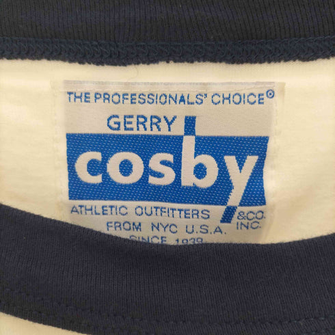 ジェリー コスビー GERRY cosby スポーツ ロゴプリント トリム Tシャツ リンガー メンズ JPN:XL