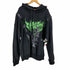 ヨイカダカダ yoikadakada Printed hoodie/Black エナメルテープジップデザイン プルオーバーパーカー メンズ JPN:L