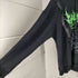 ヨイカダカダ yoikadakada Printed hoodie/Black エナメルテープジップデザイン プルオーバーパーカー メンズ JPN:L