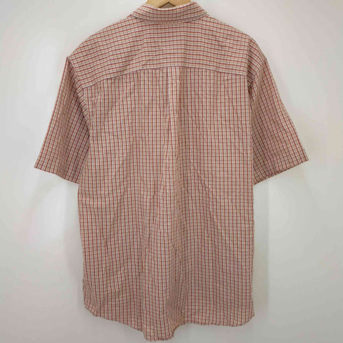 エディーバウアー Eddie Bauer RELAXED FIT ボタンダウンショートスリーブチェックシャツ メンズ JPN:L