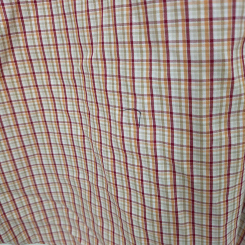 エディーバウアー Eddie Bauer RELAXED FIT ボタンダウンショートスリーブチェックシャツ メンズ JPN:L