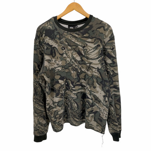 ステューシー Stussy 00SS カモフラ サーマルカットソー メンズ import:M