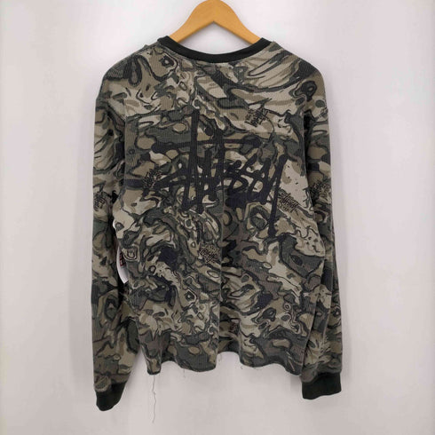 ステューシー Stussy 00SS カモフラ サーマルカットソー メンズ import:M