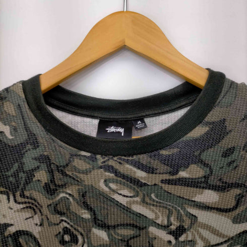 ステューシー Stussy 00SS カモフラ サーマルカットソー メンズ import:M