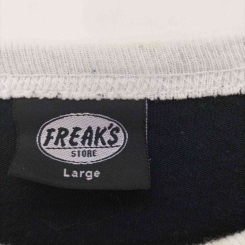 フリークスストア FREAKS STORE 22SS 企業別注 ビッグシルエット サガラ 刺繍 リンガー Tシャツ メンズ JPN:L