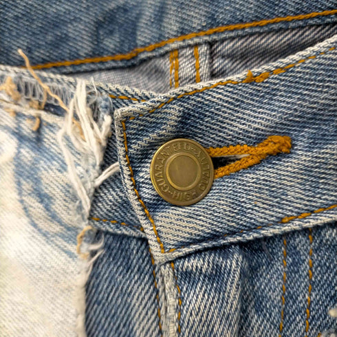 再構築ドッキングデニムパンツ リメイク加工 メンズ