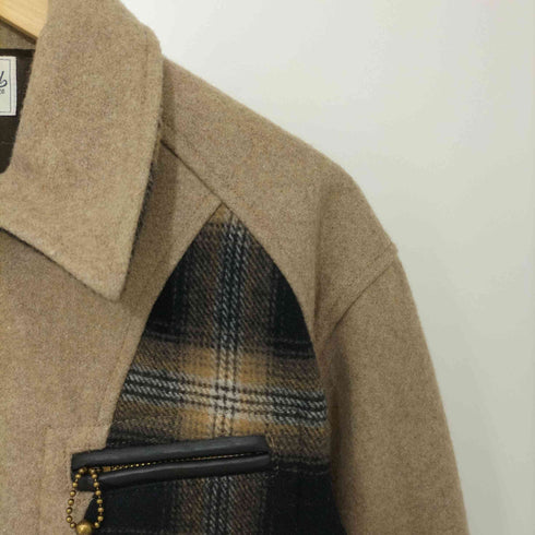 BLURRED CLOTHING 22AW 2TONE SPORTS JACKET BEIGE メンズ US:40