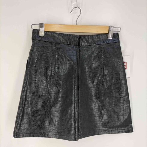 エヴリス EVRIS フェイクレザージップミニスカート レディース JPN:M