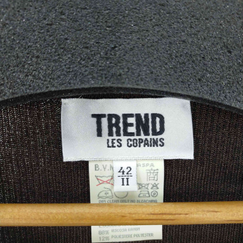 トレンド レコパン TREND LES COPAINS イタリア製 巻きノースリーブトップス タンクトップ レディース EUR:42