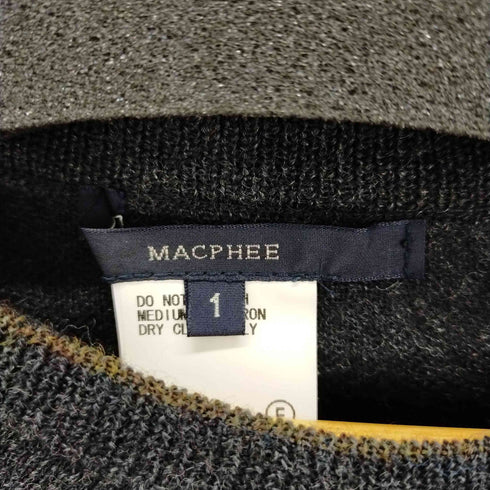 マカフィー MACPHEE 変形デザインニットカットソー レディース JPN:1