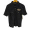 バンソン VANSON S/S 迷彩柄 2ポケットポロシャツ ドクロ スカル メンズ JPN:L