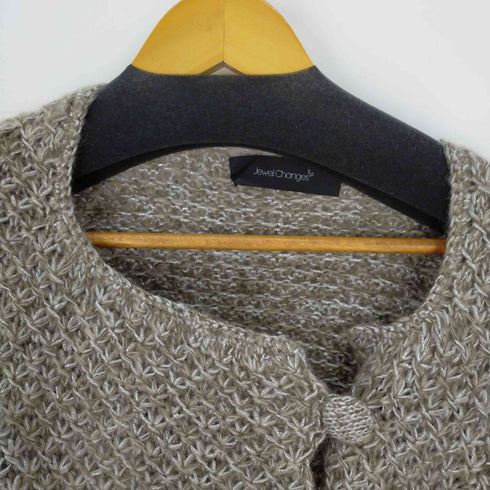 ジュエルチェンジズ Jewel Changes モヘア混 ラメ糸カーディガン レディース ONE SIZE