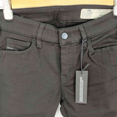 ディーゼル DIESEL SLANDY ブラックスキニーパンツ レディース US:26-27