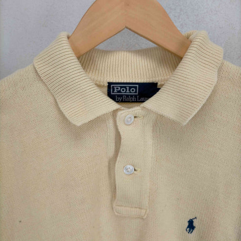 ポロバイラルフローレン Polo by RALPH LAUREN 90~00S 刺繍ニットポロシャツ メンズ JPN:M