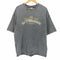 new wave street culture design by inflation ウォッシュド加工 プリント クルーネック カットソー メンズ JPN:XL
