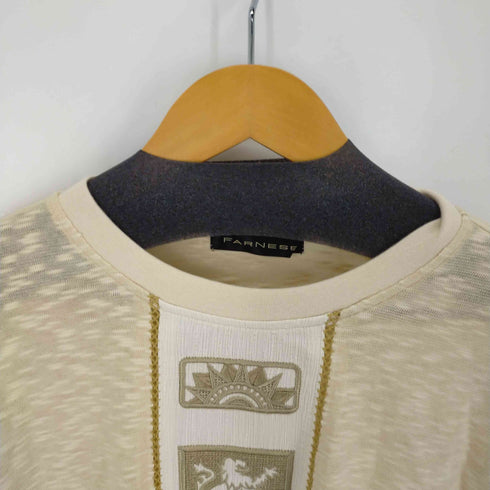 FARNESE ファルネーゼ }刺繍オーバーサイズカットソー メンズ