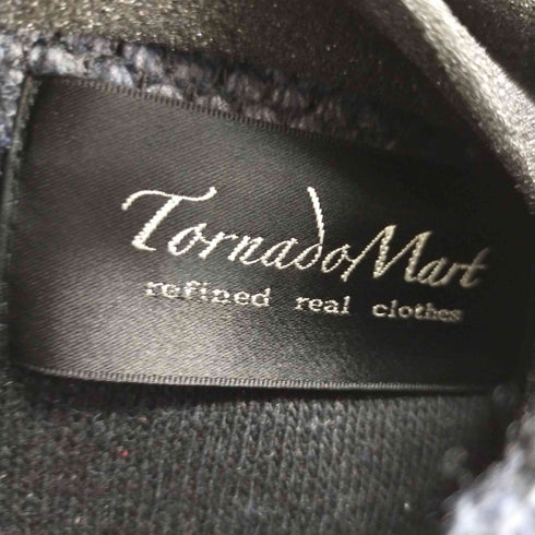 トルネードマート TORNADO MART フーディ―変形ジップパーカー 鱗 斜めジップ メンズ