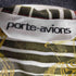 PORTE-AVIONS 総柄プリント シースルーノースリーブブラウス レディース