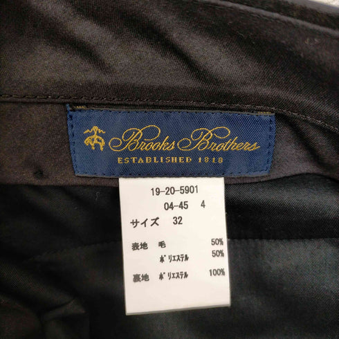 ブルックスブラザーズ BROOKS BROTHERS ウールポリノータックスラックス メンズ US:32-33