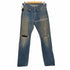 リーバイス Levis 60S~70S BIGE 501 ストレートデニムパンツ 赤耳 ボタン裏刻印6 縮小率8% バックポケットシングルステッチ メンズ