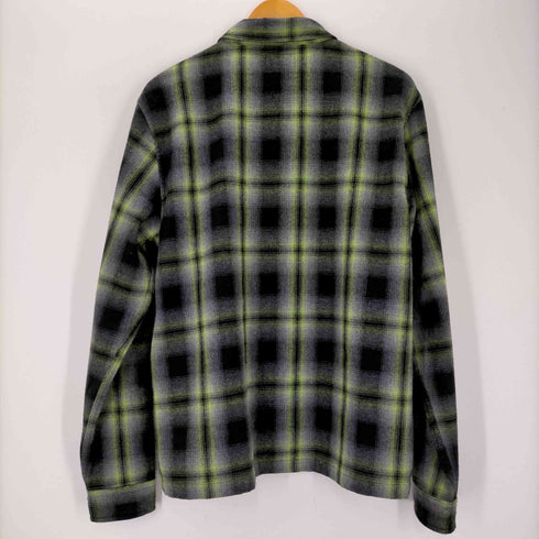 ステューシー Stussy オンブレチェック ジップアップネルシャツ メンズ JPN:M