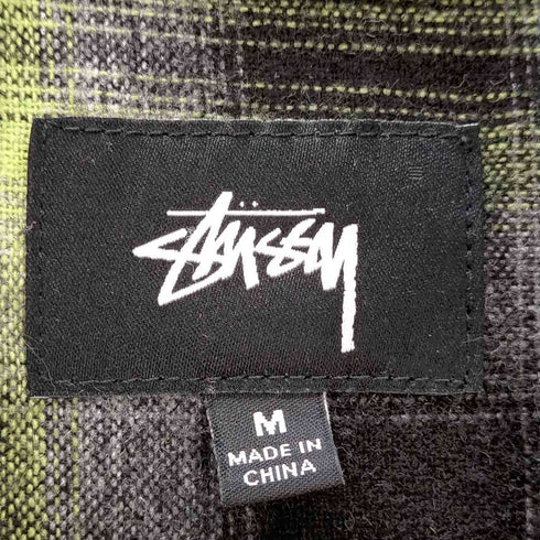 ステューシー Stussy オンブレチェック ジップアップネルシャツ メンズ JPN:M