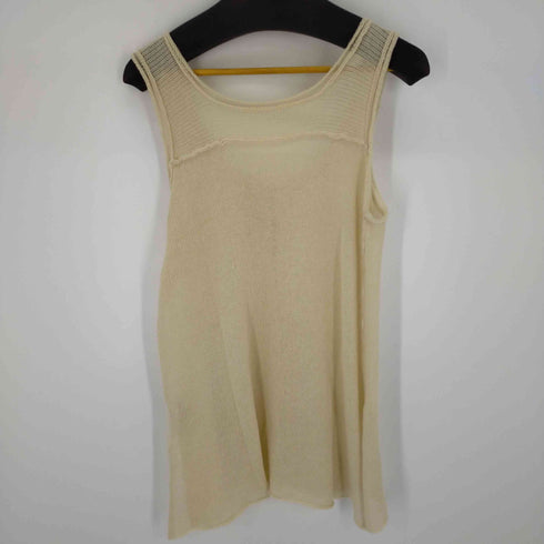 ラブドラッグストア LOVE DRUG STORE コットンリネンノースリーブトップス シェルボタン レディース ONE SIZE