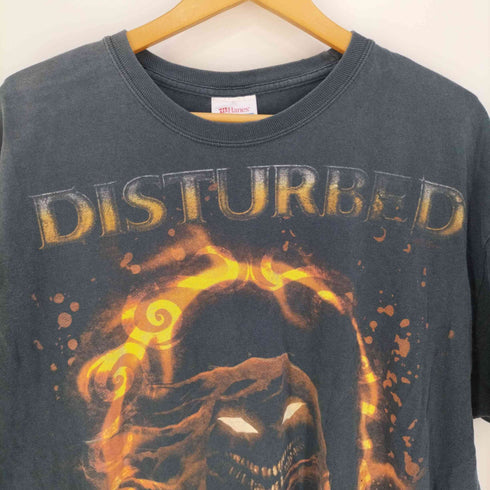 ヘインズ Hanes 00S フロントプリント クルーネックTシャツ バンドTシャツ メンズ import:XL