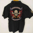 バンソン VANSON S/Sスカルファイヤーパターンポロシャツ メンズ JPN:M