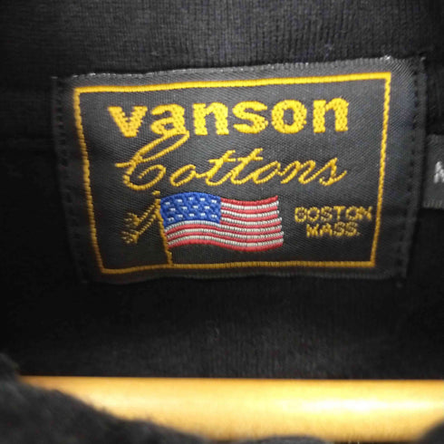 バンソン VANSON S/Sスカルファイヤーパターンポロシャツ メンズ JPN:M