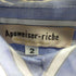 アプワイザーリッシェ aquweiser riche セット Vネックニット ストライプロングシャツワンピース レディース JPN:2