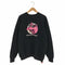 フルーツオブザルーム FRUIT OF THE LOOM 90S USA製 プリント ラグランスリーブ クルーネックスウェット メンズ import:XL