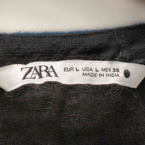 ザラ ZARA 花刺繍 チュニックワンピース レディース import:L