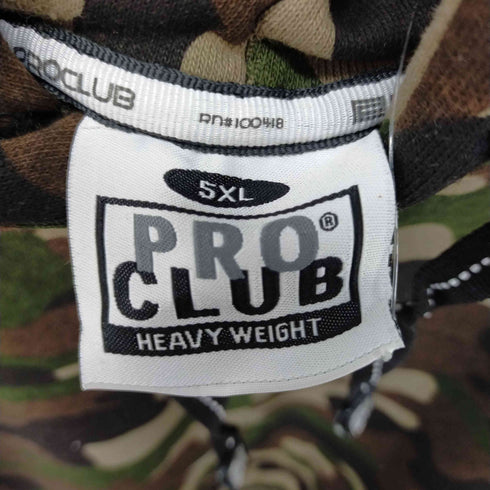 プロクラブ PRO CLUB ヘビーウェイト プルオーバー パーカー HEAVYWEIGHT 13oz HOODIE カモ 迷彩 メンズ 5XL