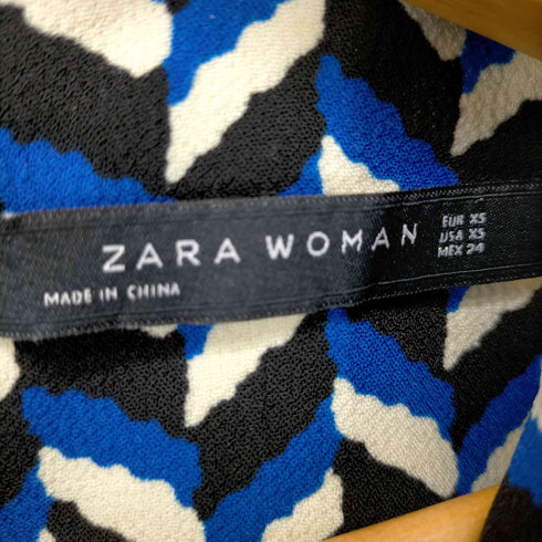 ザラ ZARA 総柄半袖ワンピース レディース JPN:XS