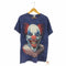 デルタプロウェイト DELTA PRO WEIGHT ホンジュラス製 ピエロプリント タイダイTシャツ キャラクターTシャツ メンズ import:L