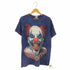 デルタプロウェイト DELTA PRO WEIGHT ホンジュラス製 ピエロプリント タイダイTシャツ キャラクターTシャツ メンズ import:L